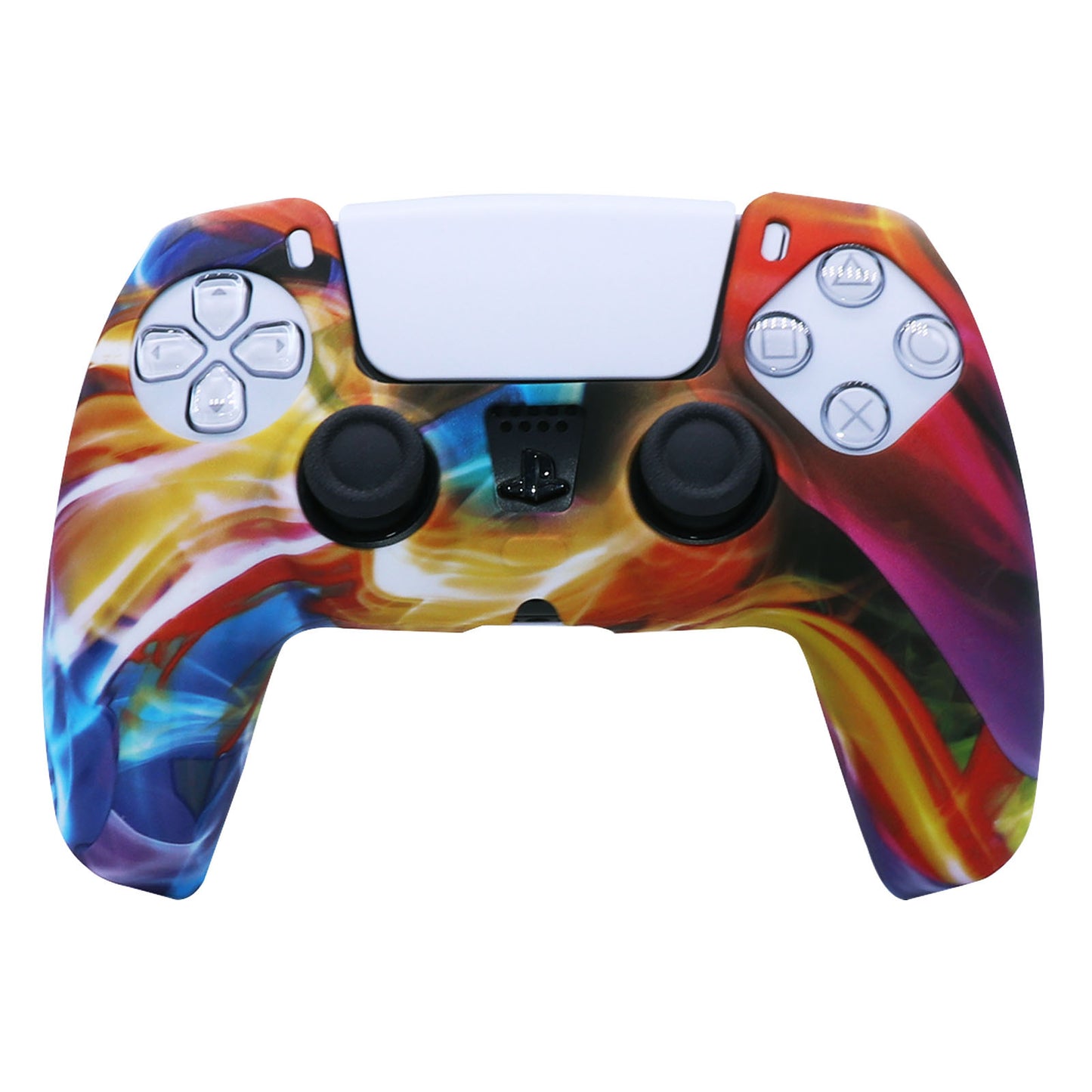 PS5 Protective Silicone Case Skin for Dualsense Wireless Controller Thumb Grips Gel Rubber Cover
