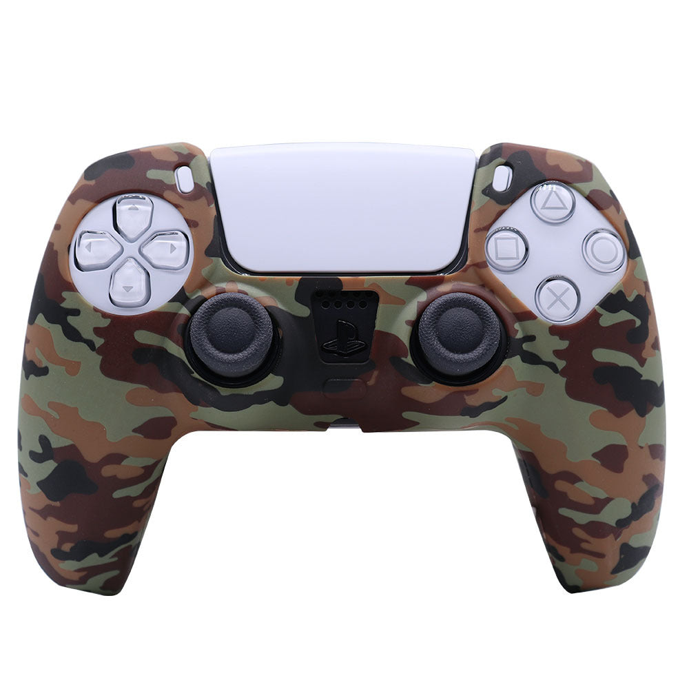 PS5 Protective Silicone Case Skin for Dualsense Wireless Controller Thumb Grips Gel Rubber Cover