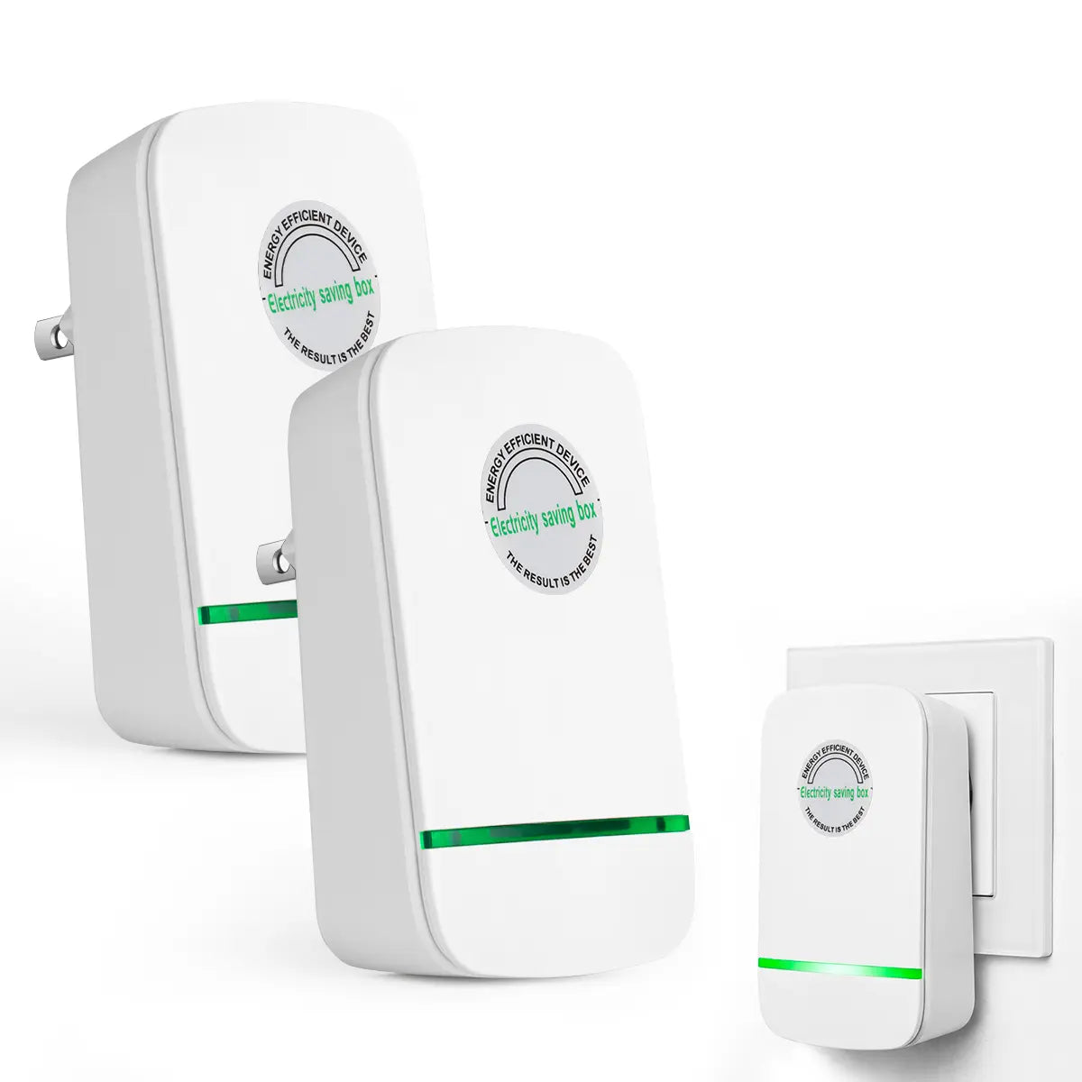 Plug-In Power Box with US Plug 2026 Updated Design Compatible with 90–250V Input Range