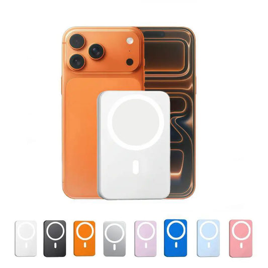 [Weeklydeals] [Power Outage Survival]5000Mah Magnetic Power Bank Magsafe Wireless Fast Charger for Iphone 12–17 Pro/Pro Max, Compact Portable Battery Pack